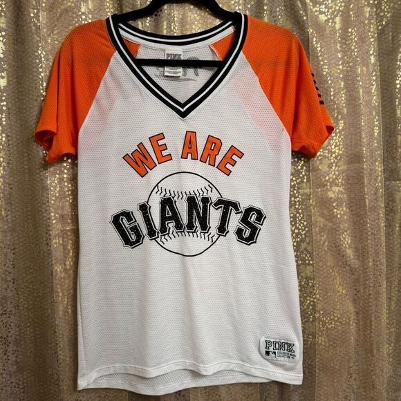PINK Victorias Secret San Francisco Giants Bling Jersey We Are Giants MLB Small - Picture 1 of 8